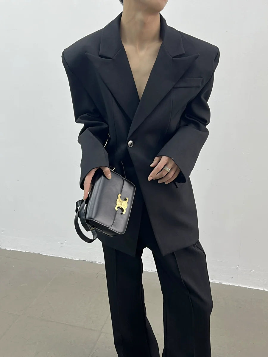 Noir Vanguard Double Breasted Blazer