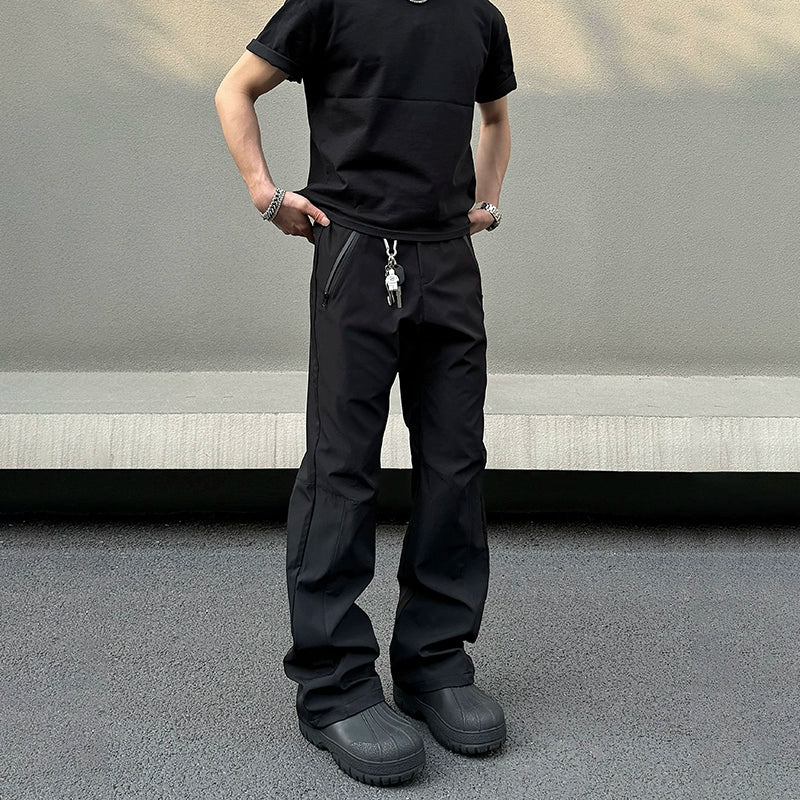 Cipher Jet Black Tech Pants