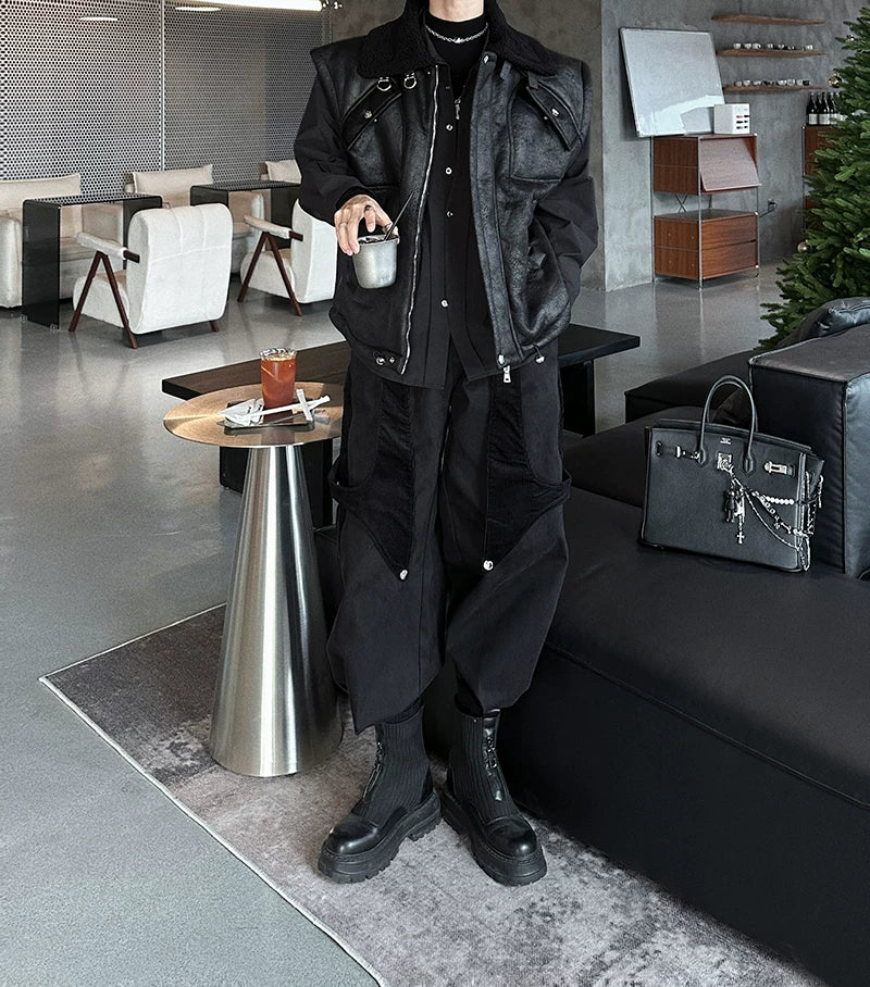 Dune Havoc Draped Panel Cargo Trousers