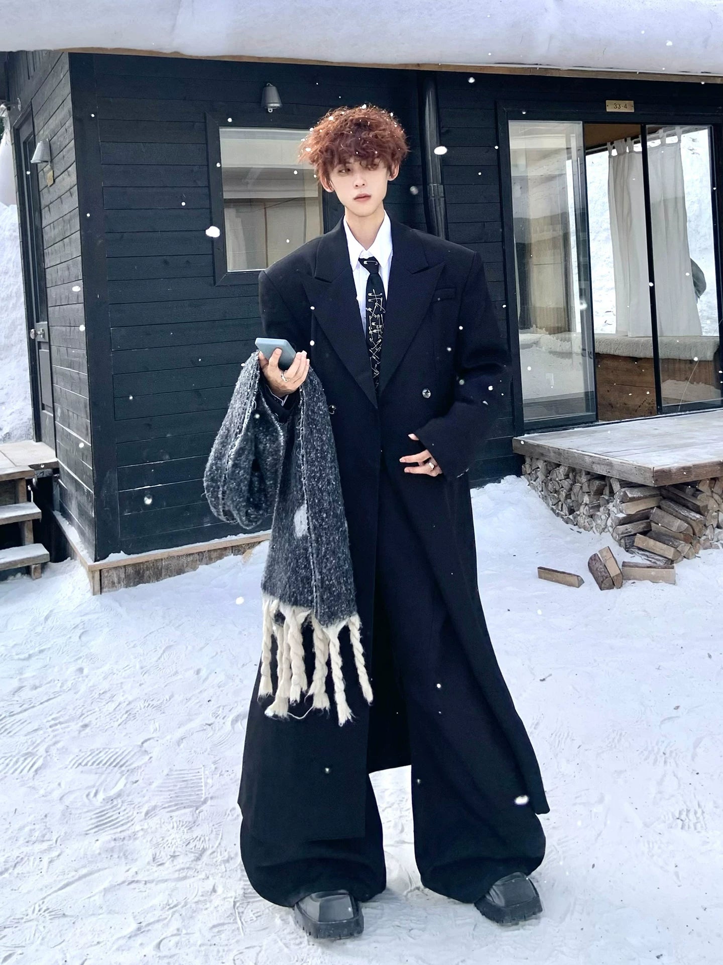 Noir Glacier Alpine Overcoat