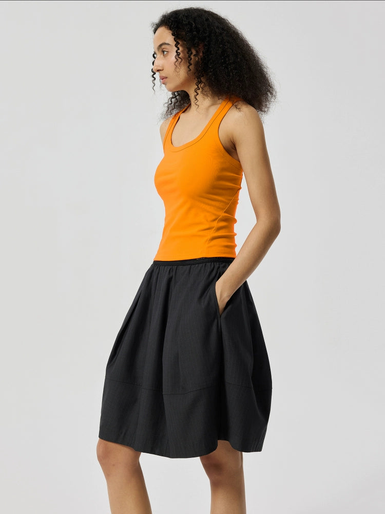 Essential Ribbed Racerback Tank Top