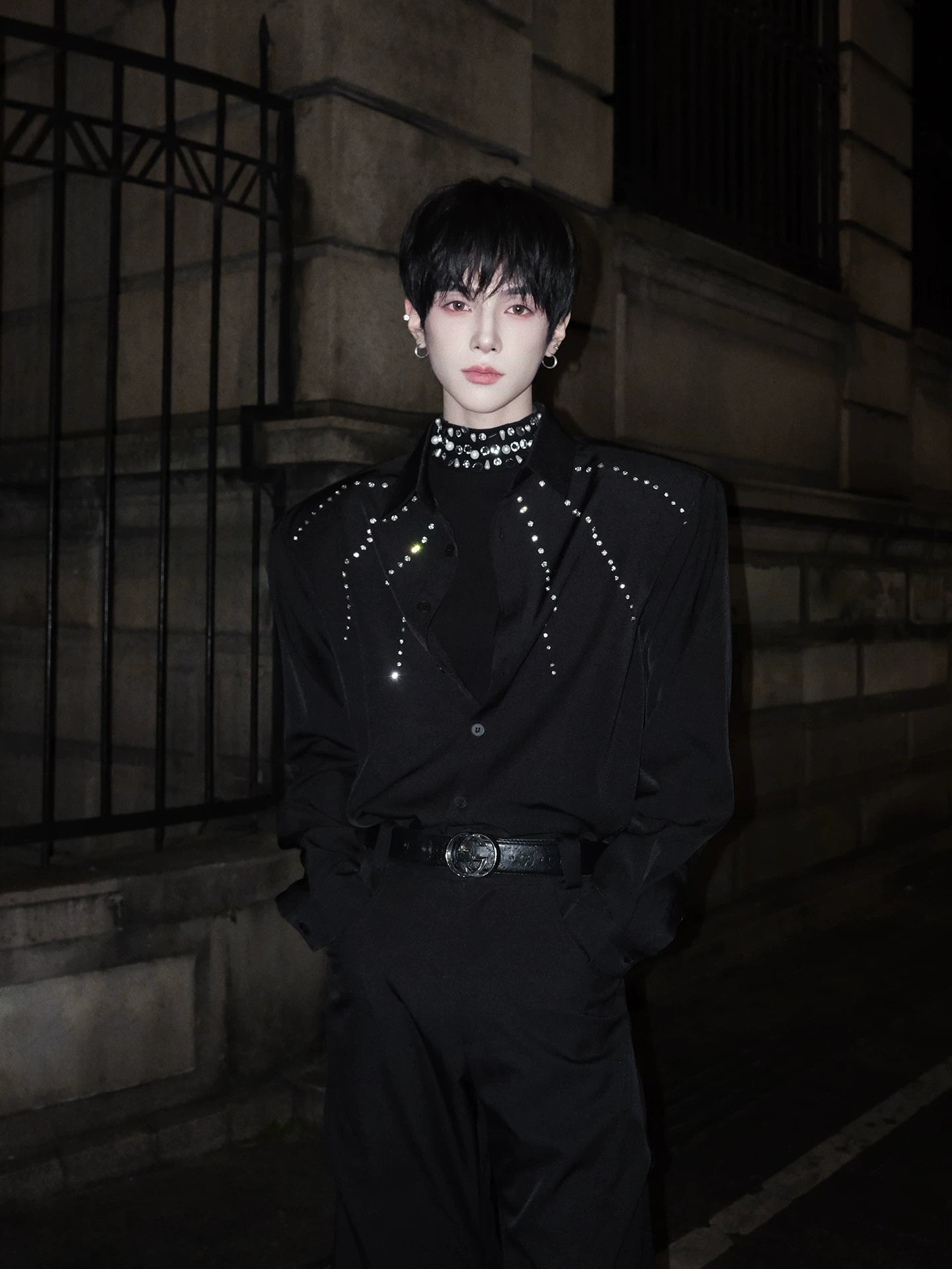 Nocturne Constellation Crystal Dress Shirt