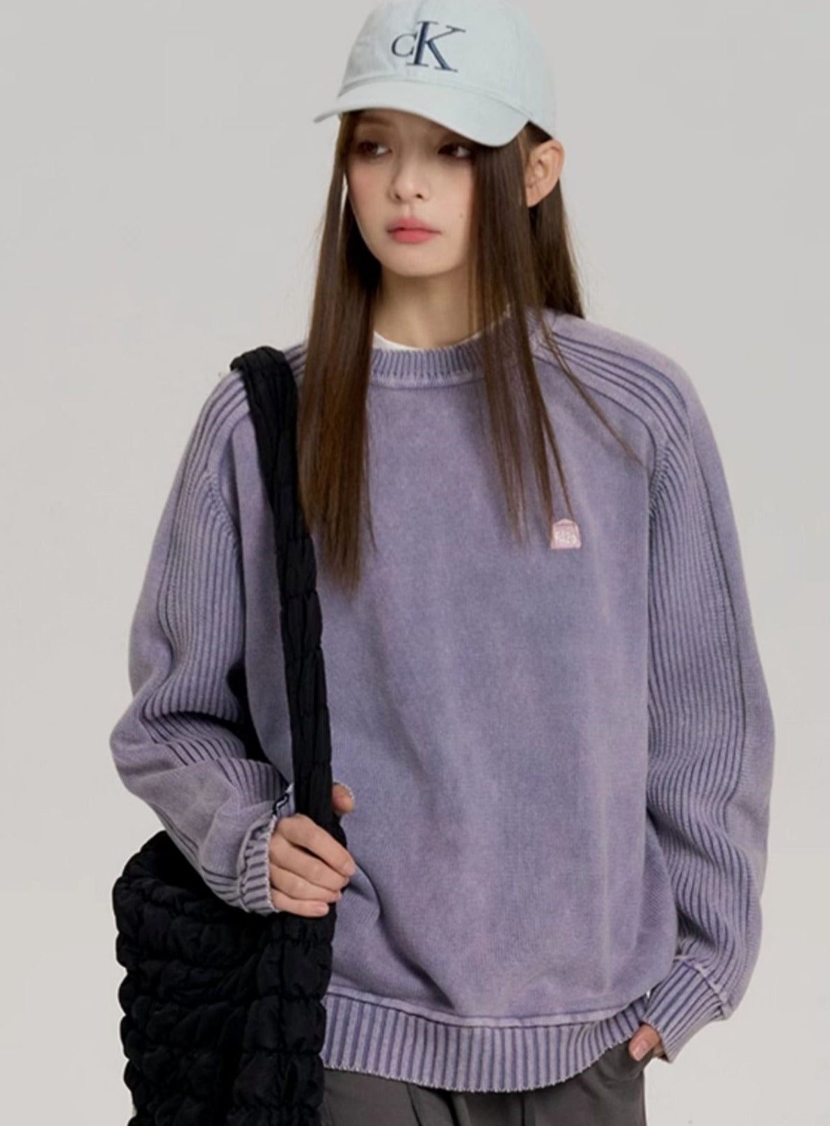 Loose and Versatile Raglan Sweater - chiclara