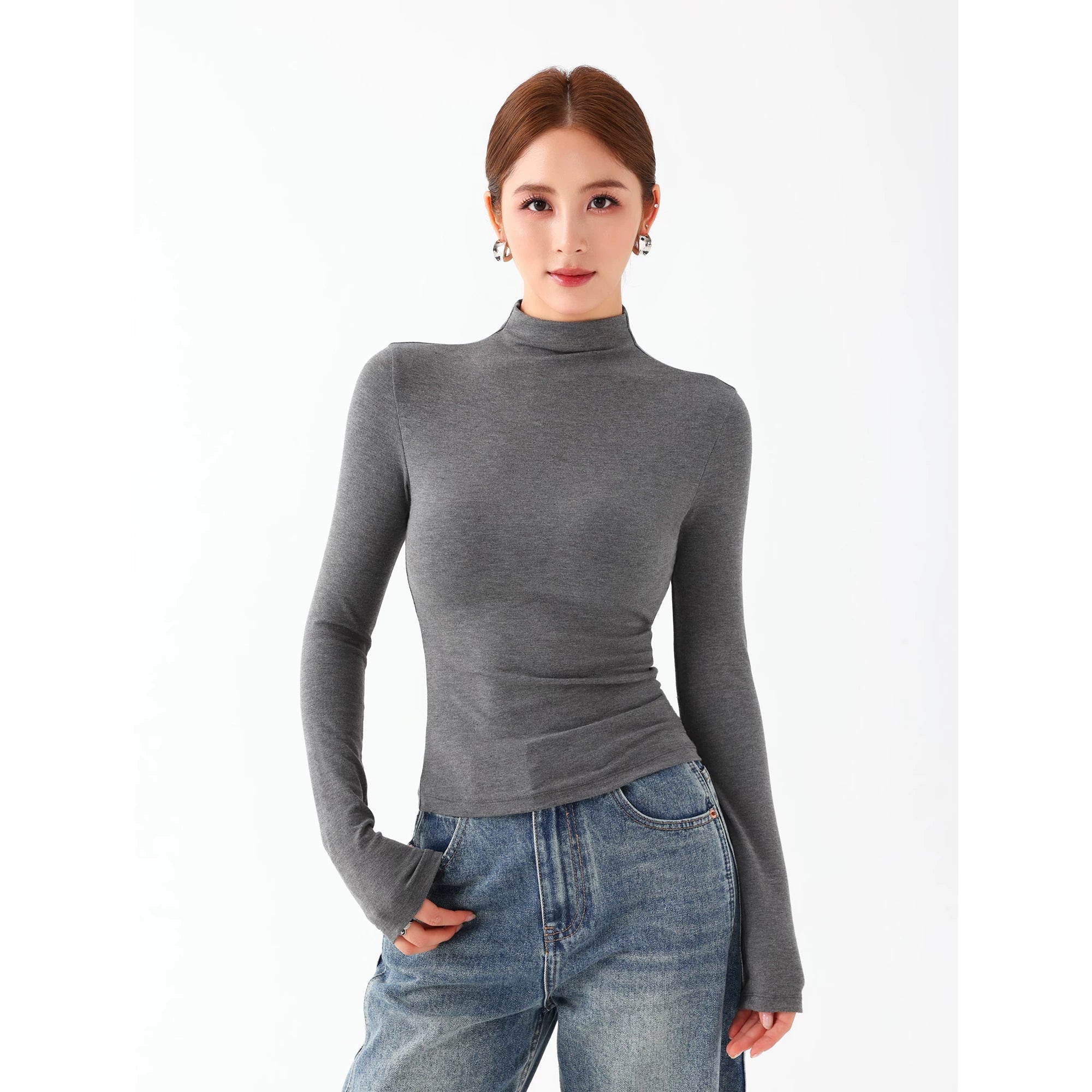Celeste Mock Neck Top