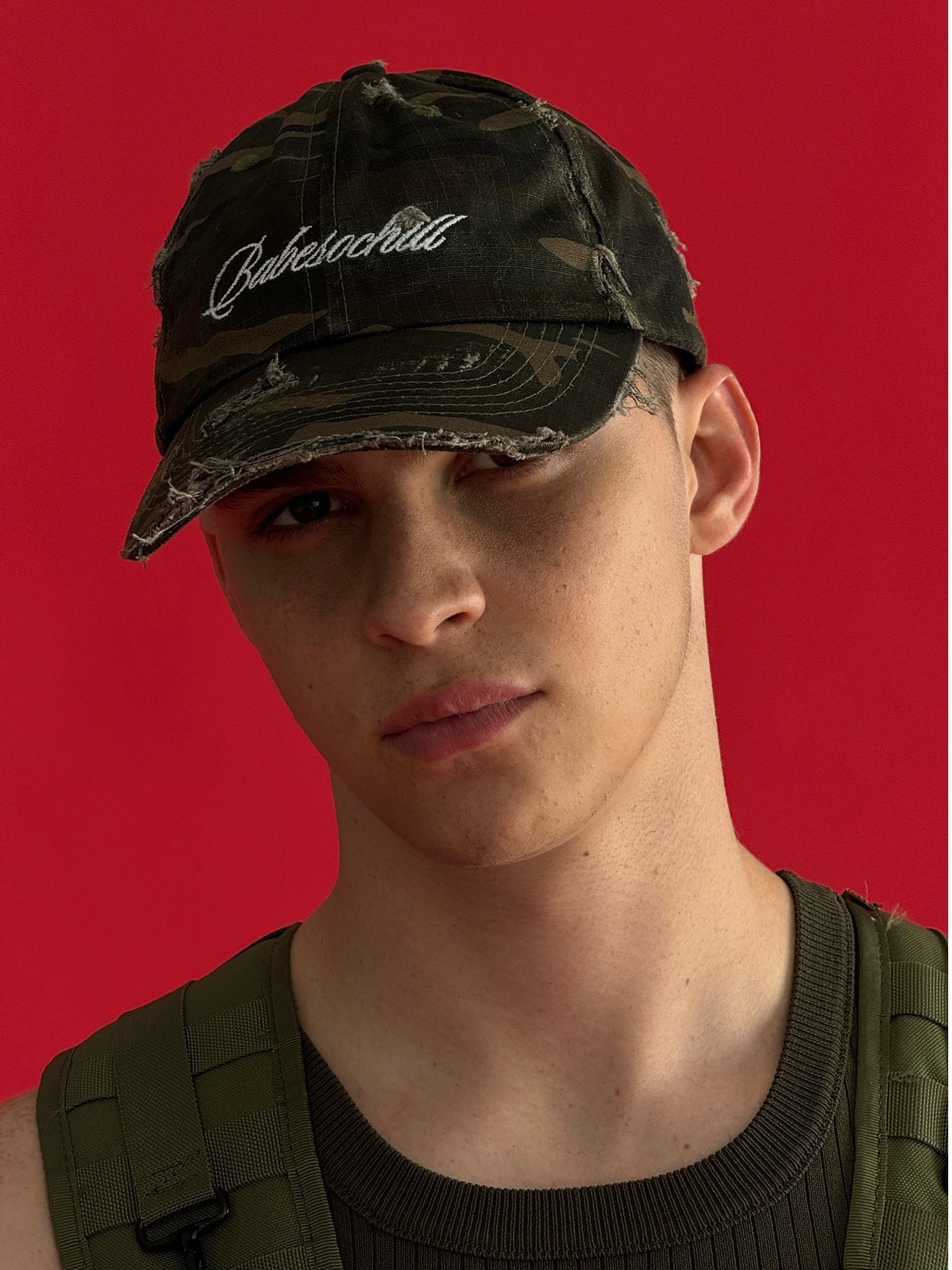Urban Distress Script Baseball Cap