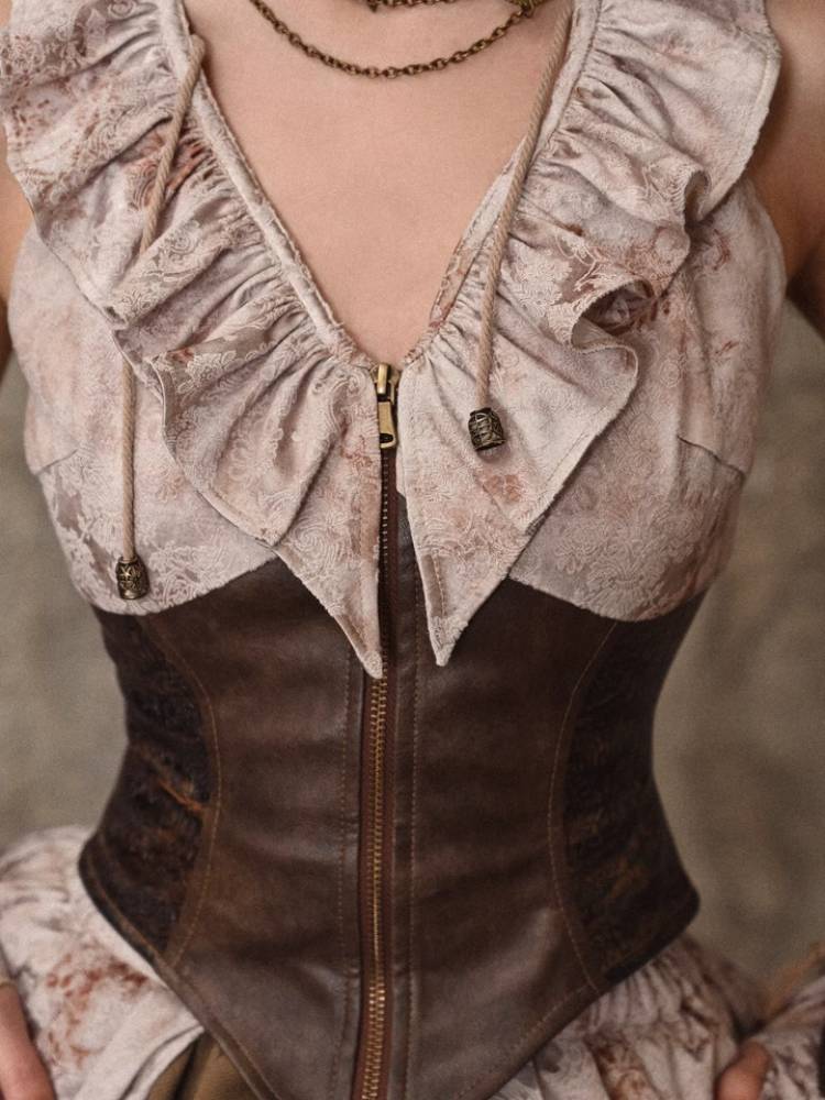 Victorian Brown Corset