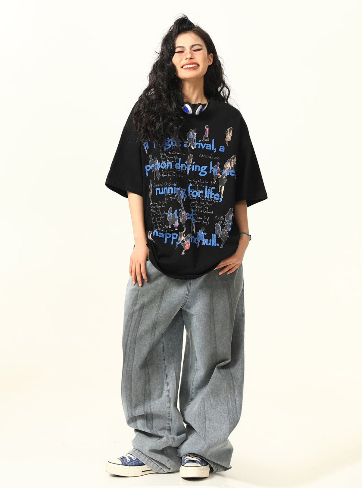 Streetwear Graphic Design Oversized T-Shirt