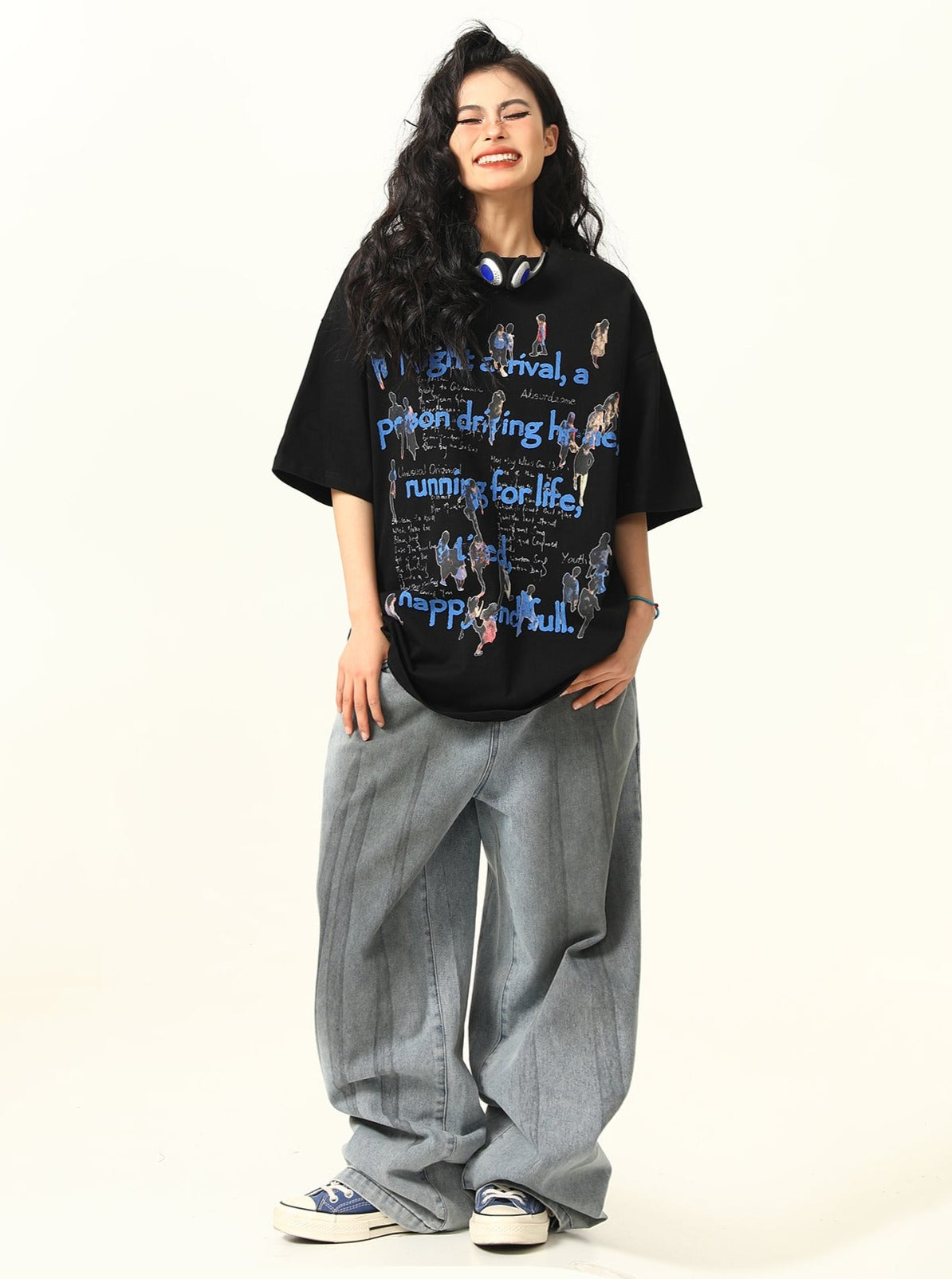 Graphic Print Oversized T-Shirt