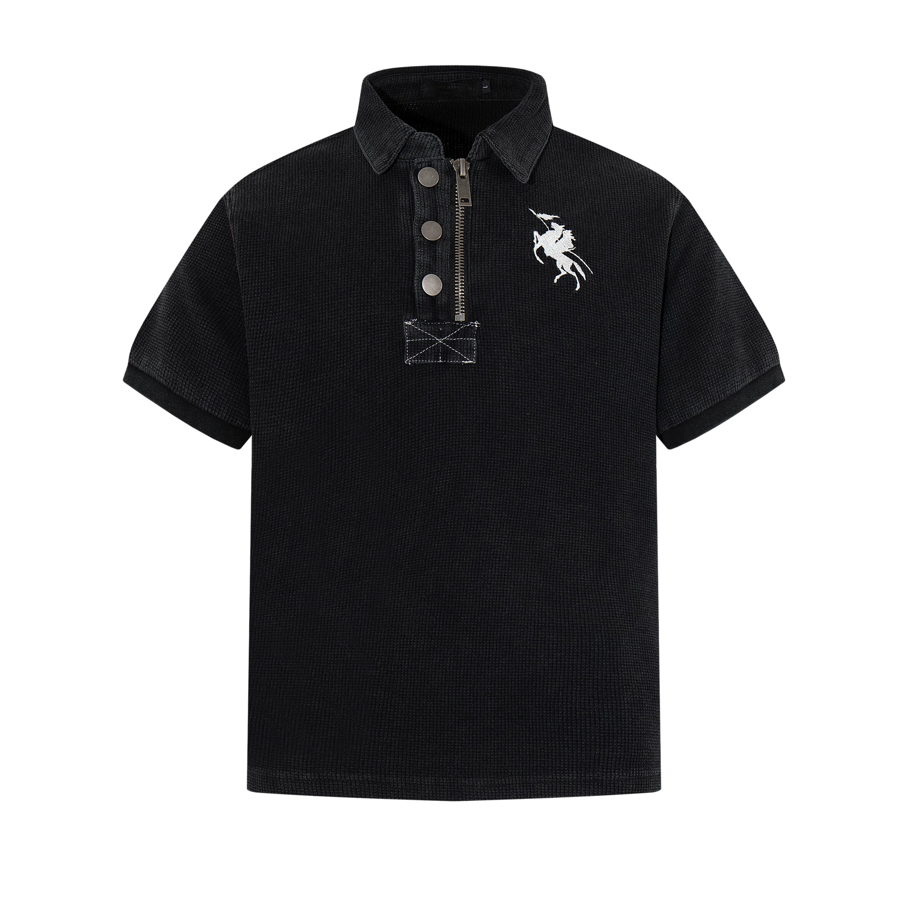 Rider Zip-Placket Polo