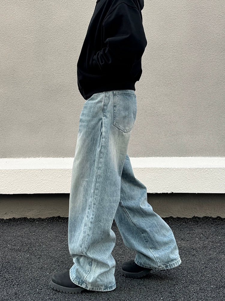 Glacier Drift Super‑Wide Jeans