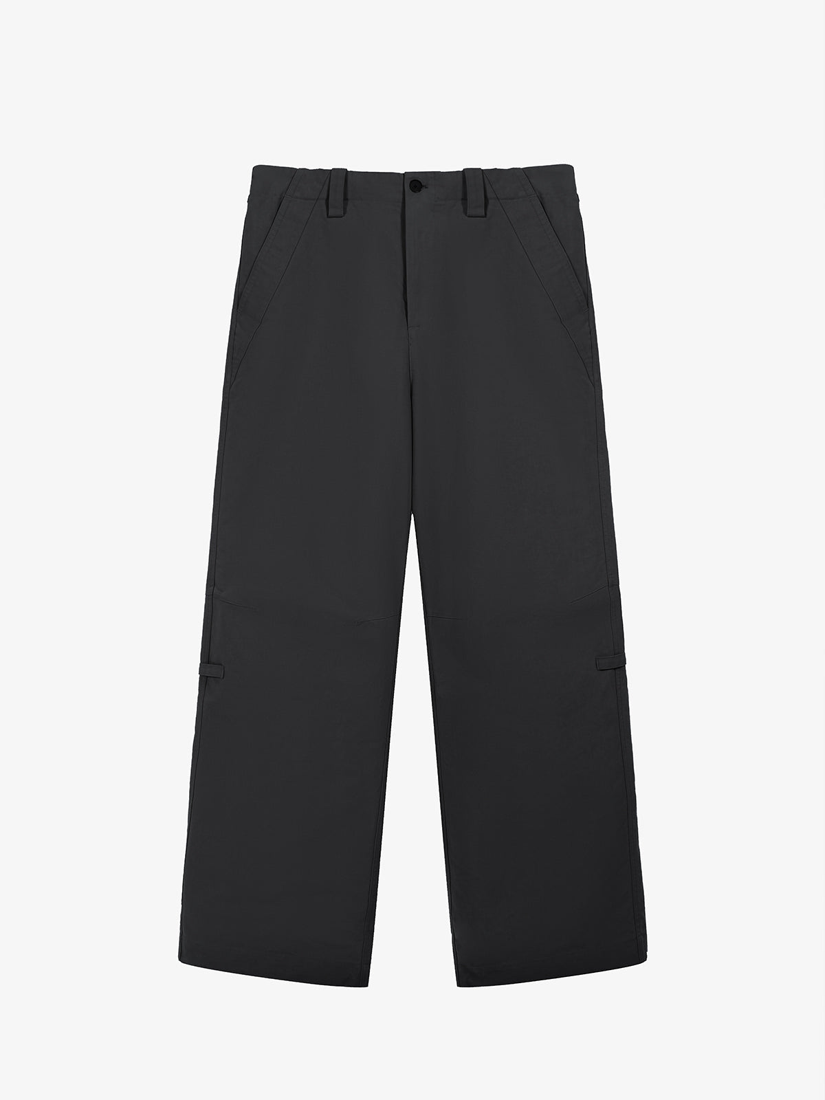 Washed Wide-Leg Trousers