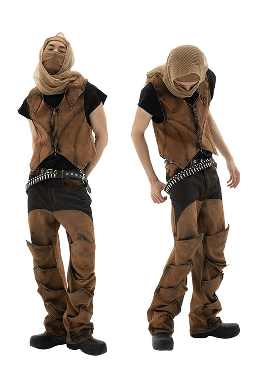 Black Bullet Studded Leather Belt