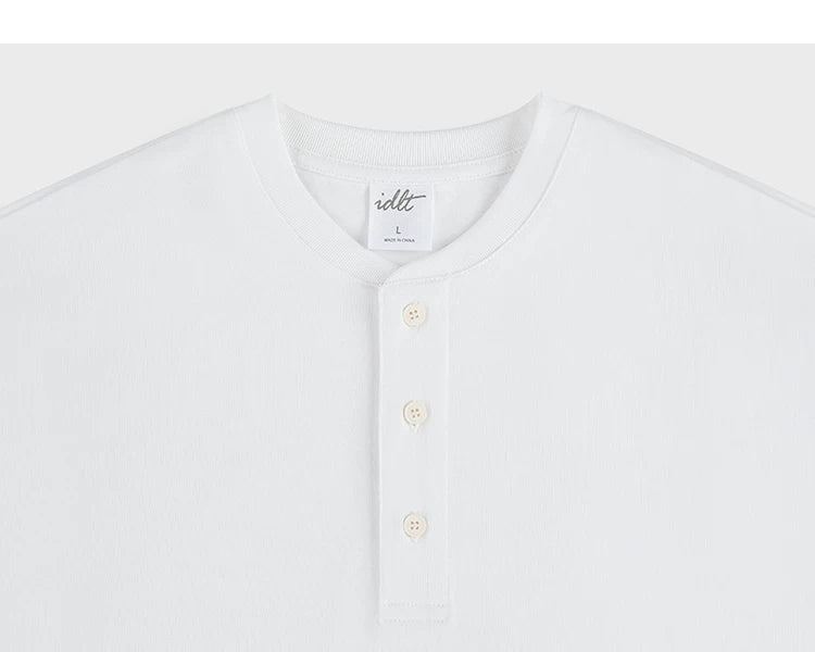 Core Crest Short-Sleeve Henley Tee