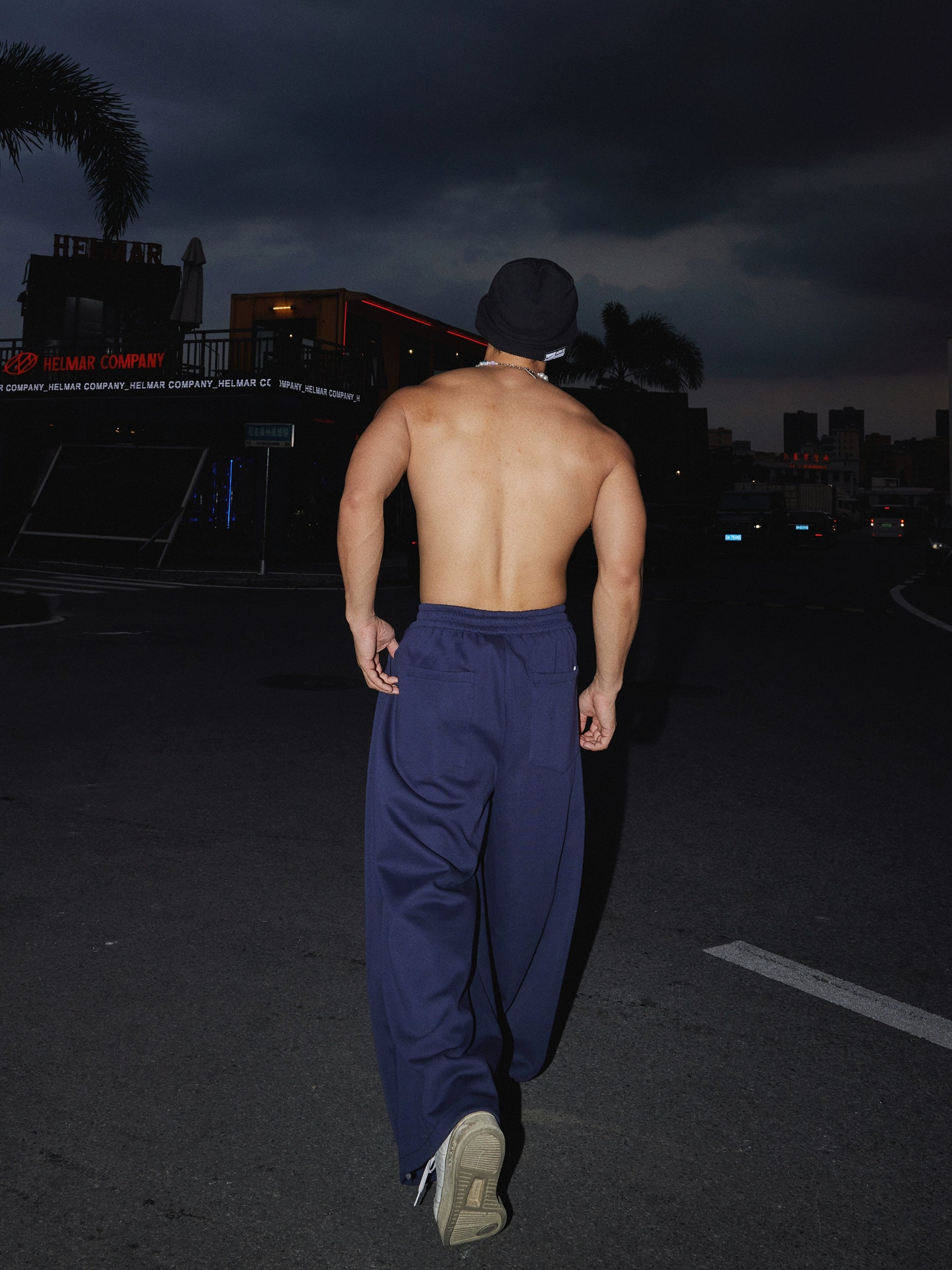 Horse Embroidery Navy Tracksuit