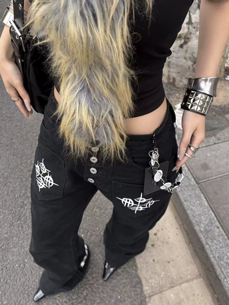 Millennium Glyph 2000s Flare Jeans