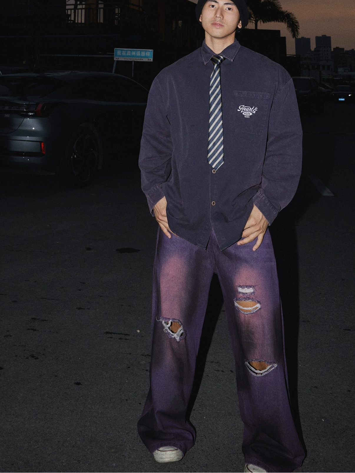 Stripe Street Oxford Shirt