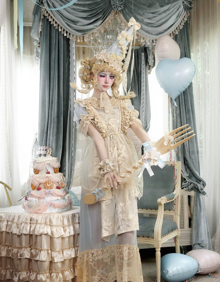 Ruffle Lace Layered Fairy Dress
