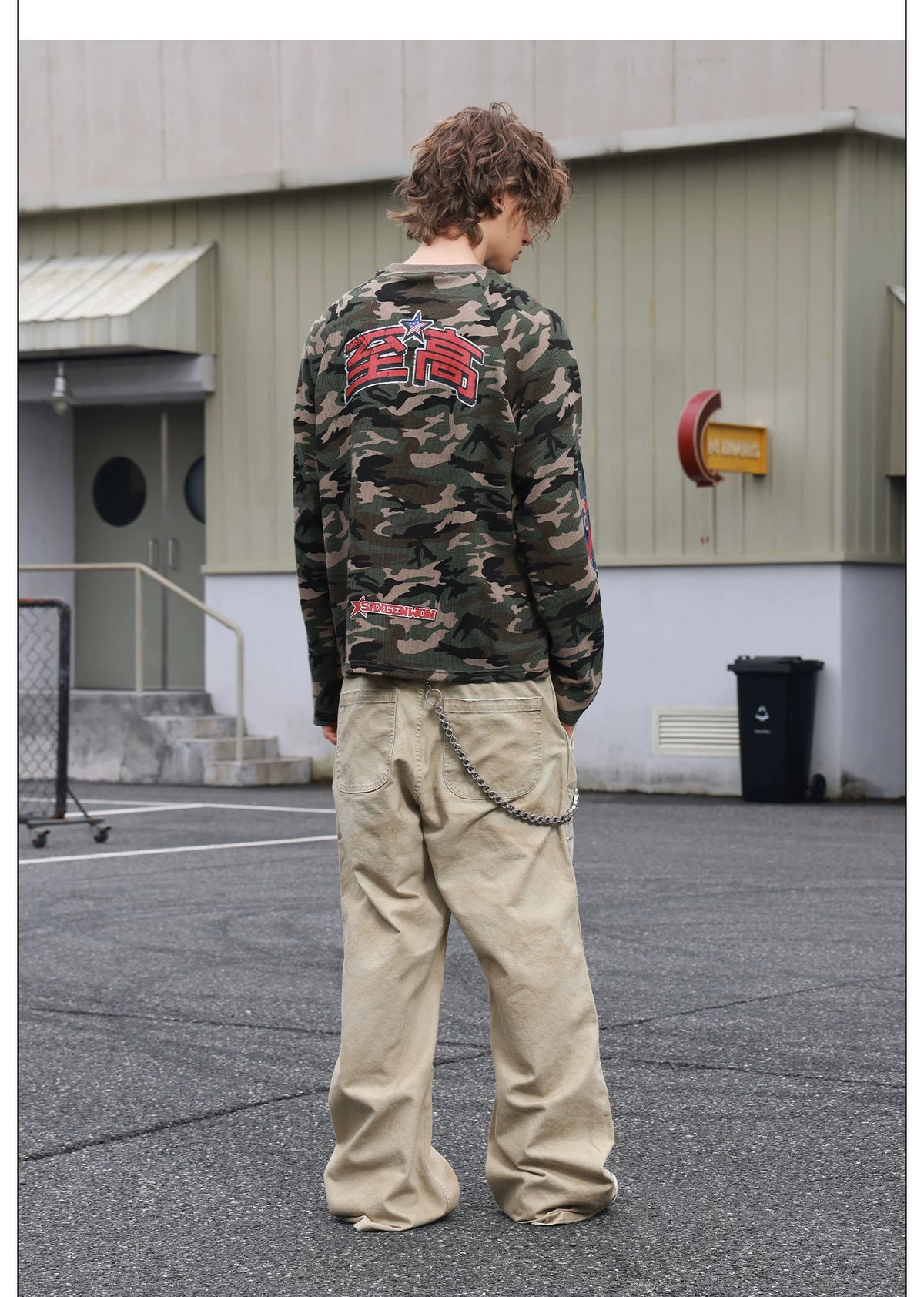 Starbound Camo Graphic Long Sleeve Tee