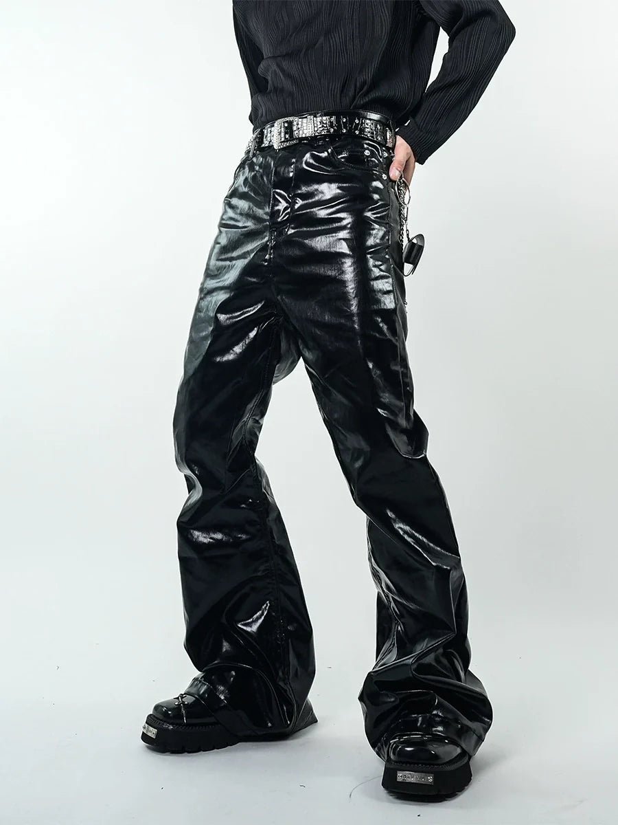 Obsidian Flux Vinyl Pants
