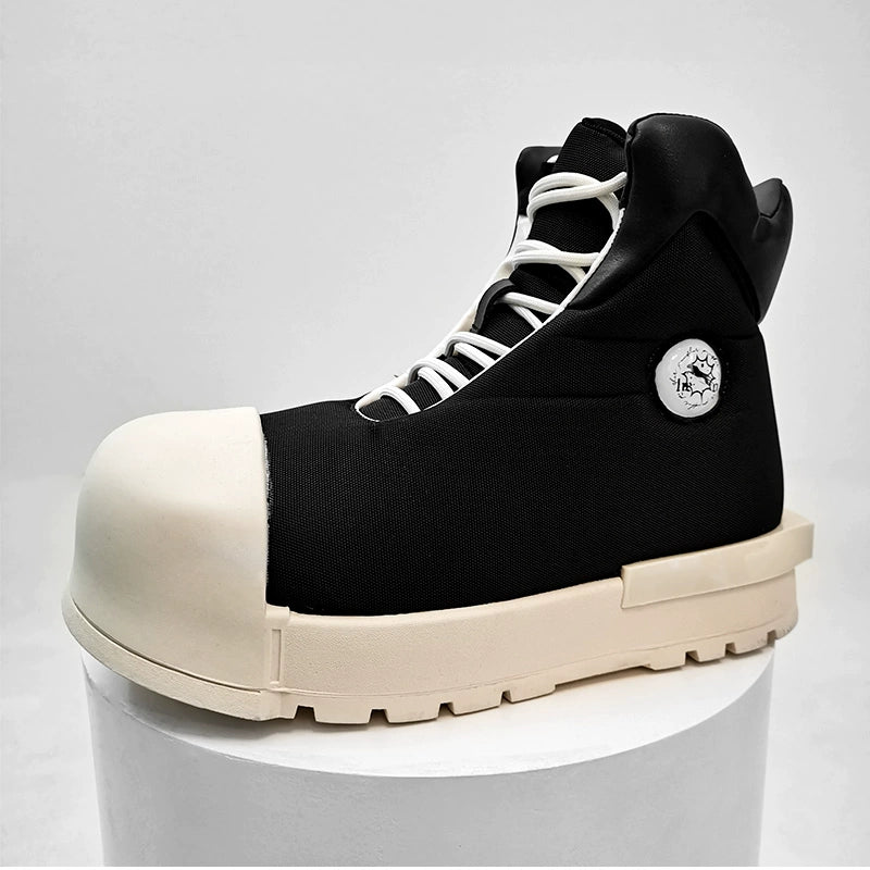 Chunky Black Platform High Tops