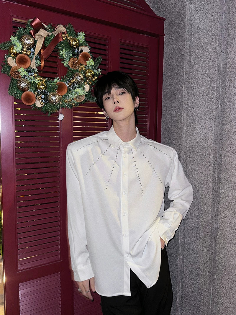 Nocturne Constellation Crystal Dress Shirt