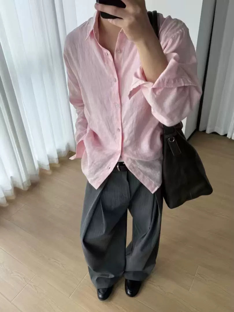 Roselle Relaxed Linen Shirt
