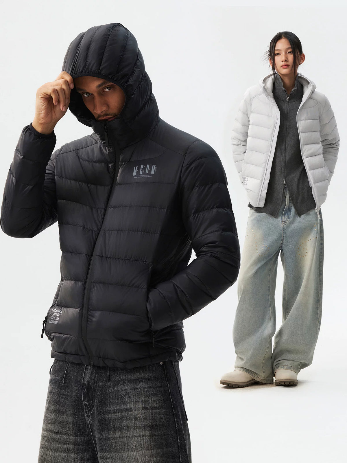 Ultra-Light Hooded Down Puffer Jacket