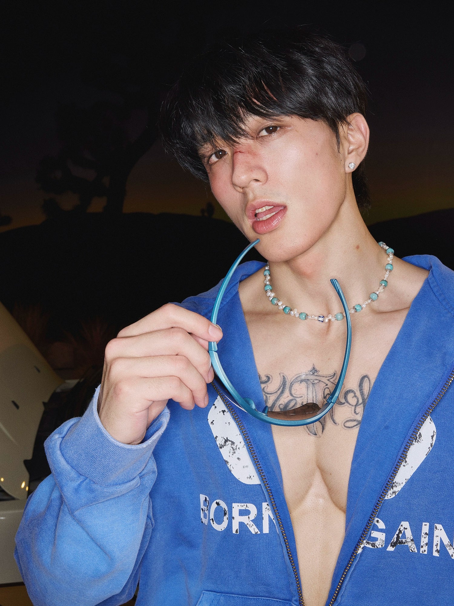 Vintage Born Again Zip Hoodie