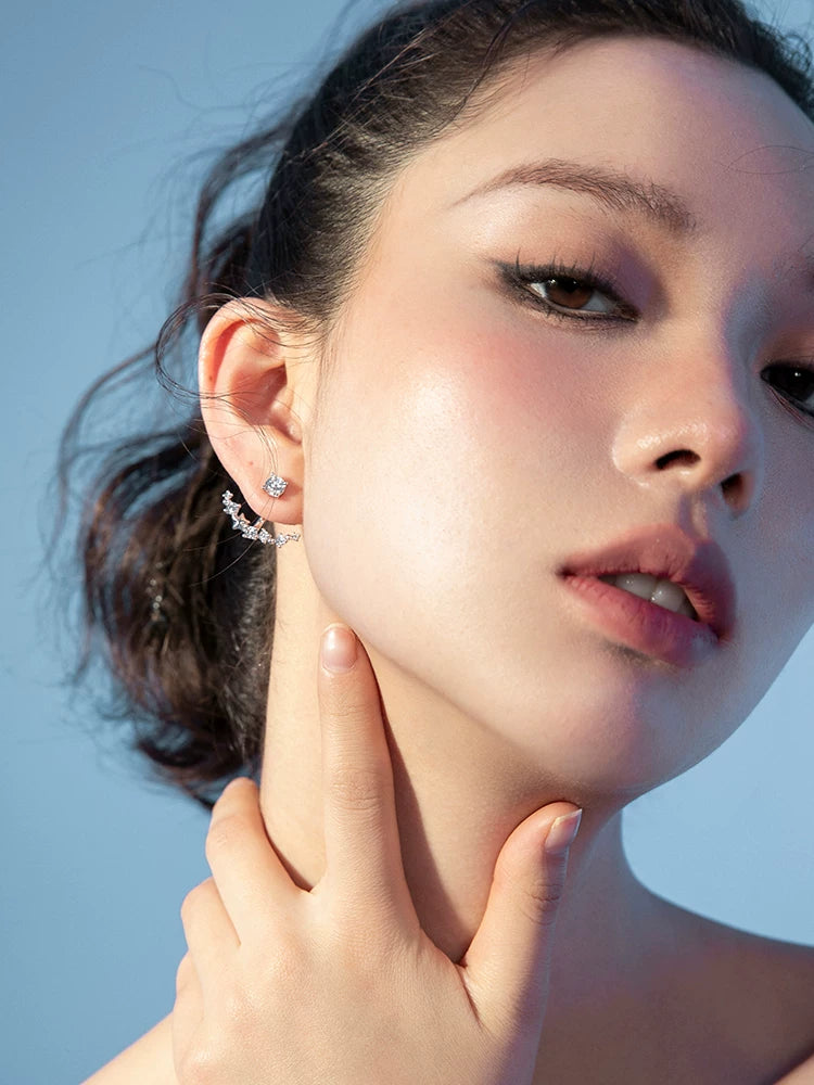 Starship Crystal Ear Jacket Earrings - view 2