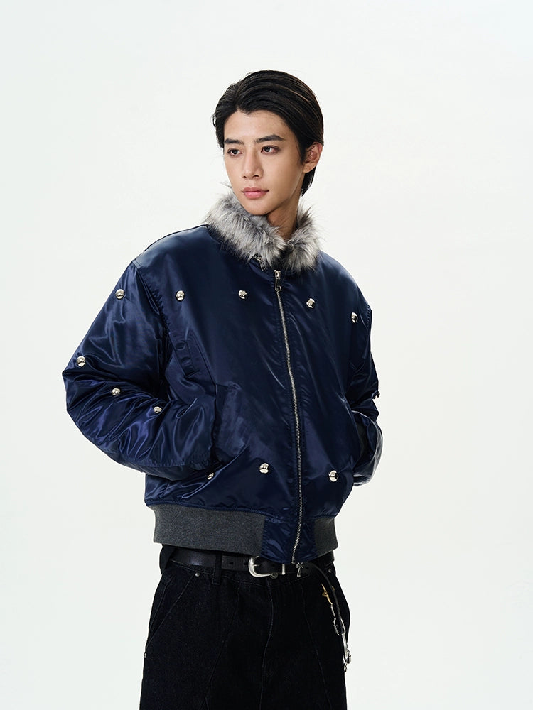Frosted Orbit Bomber Jacket