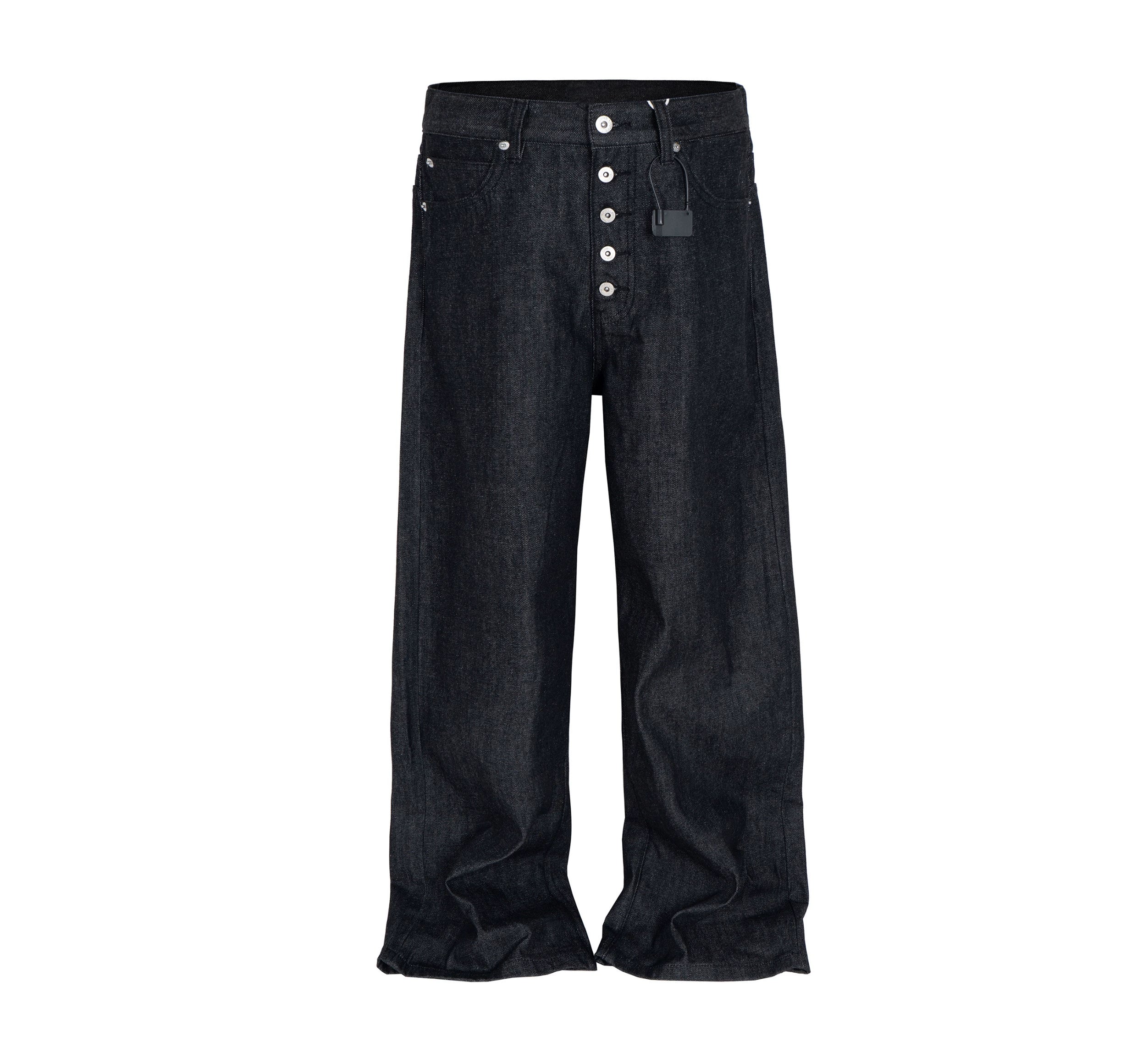 ObsidianStack Multi-Button Wide Jeans