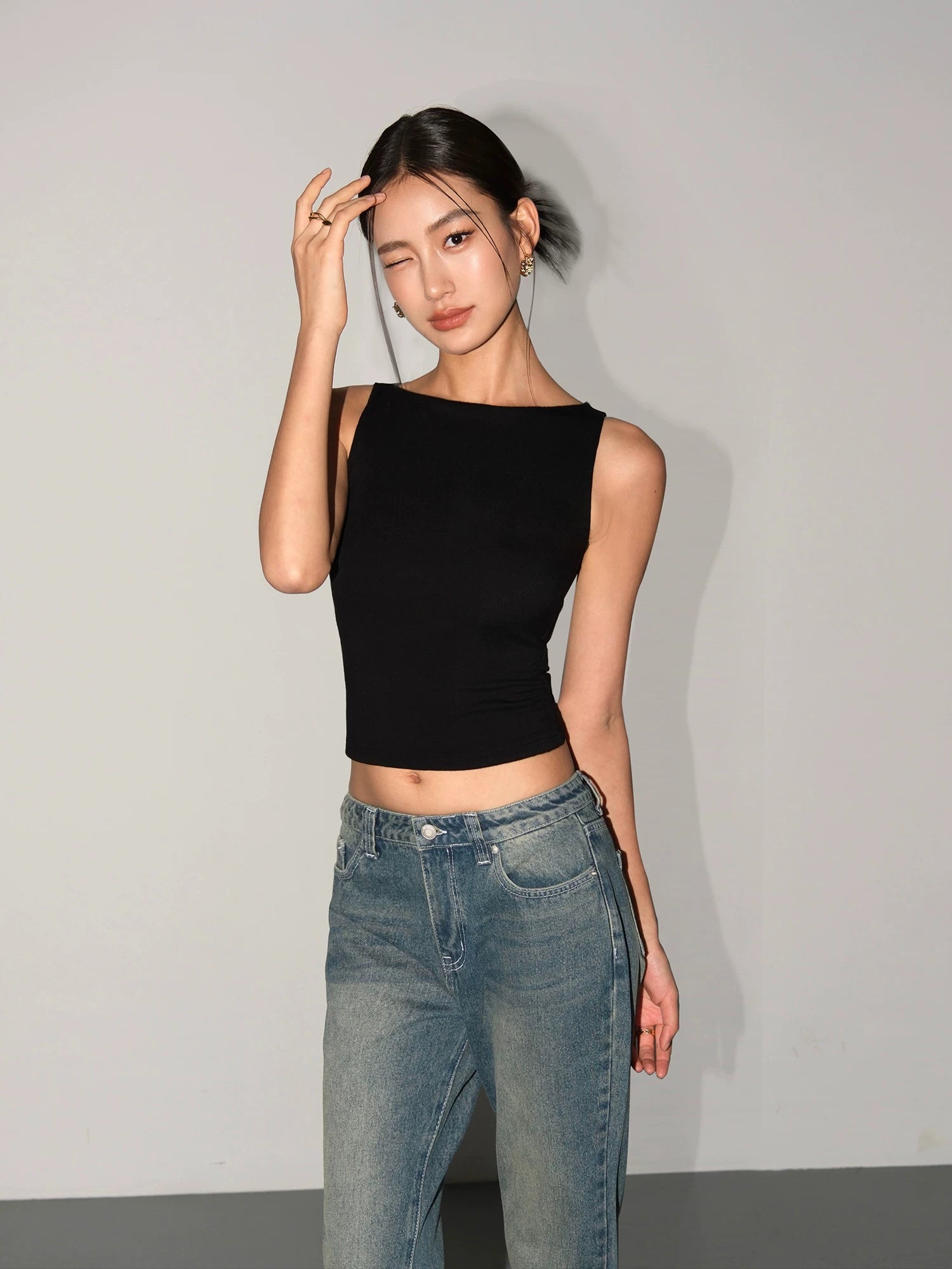 Contour Palette Ribbed Crop Tanks