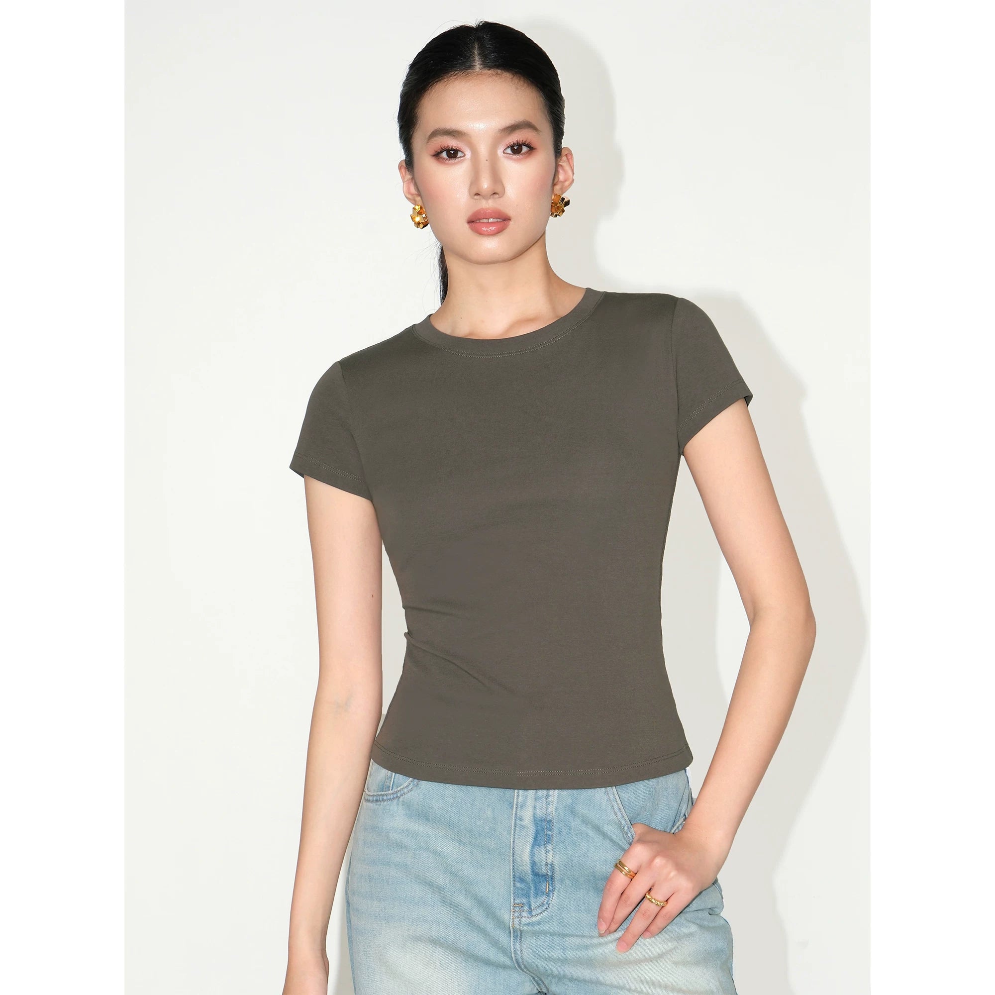 Everyday Sculpt Fitted Crewneck Tee