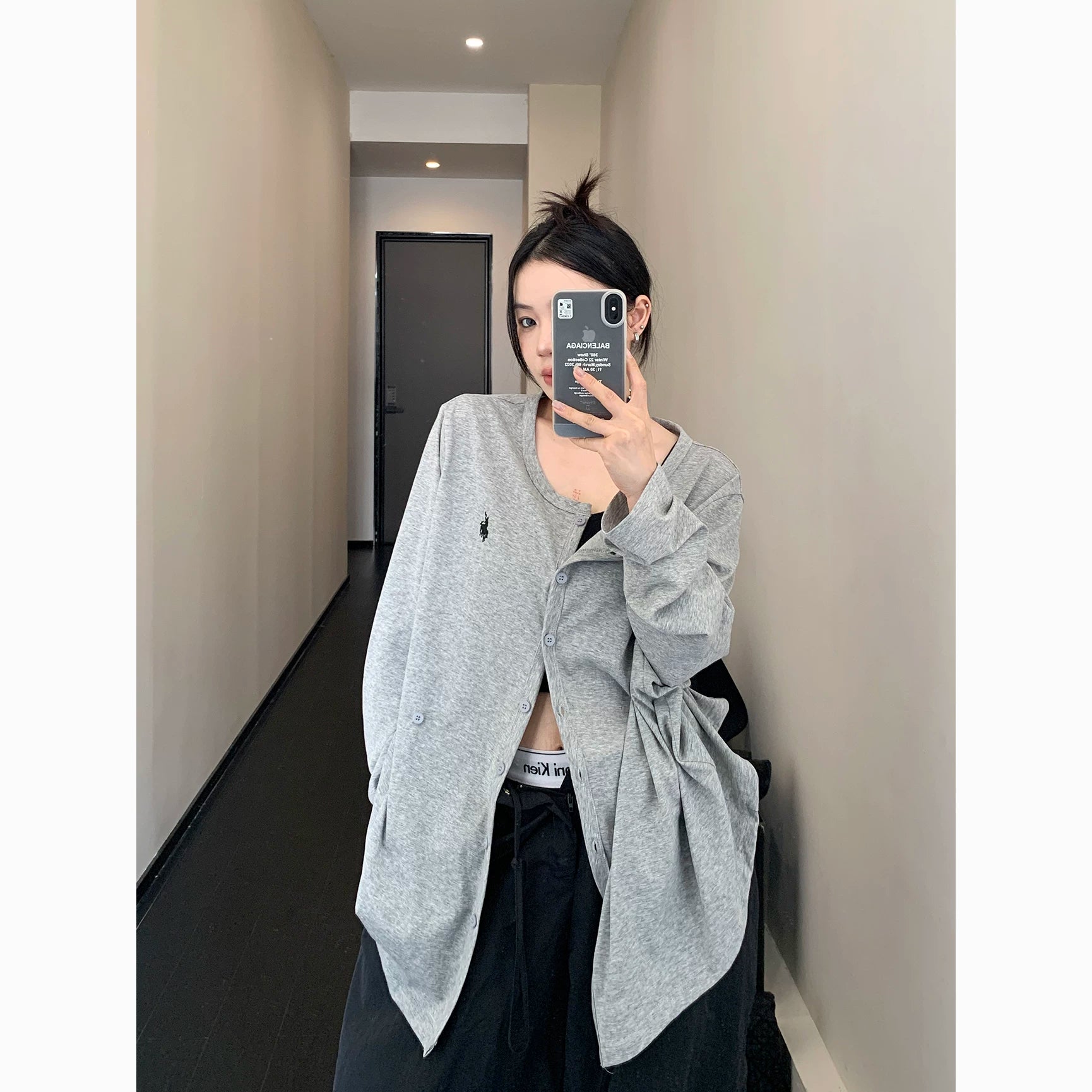 Cloud Rider Button Cardigan