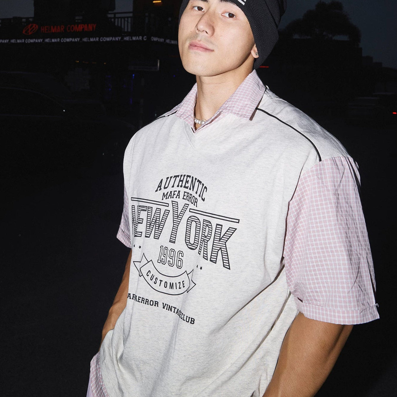 Vintage Varsity Layered Tee