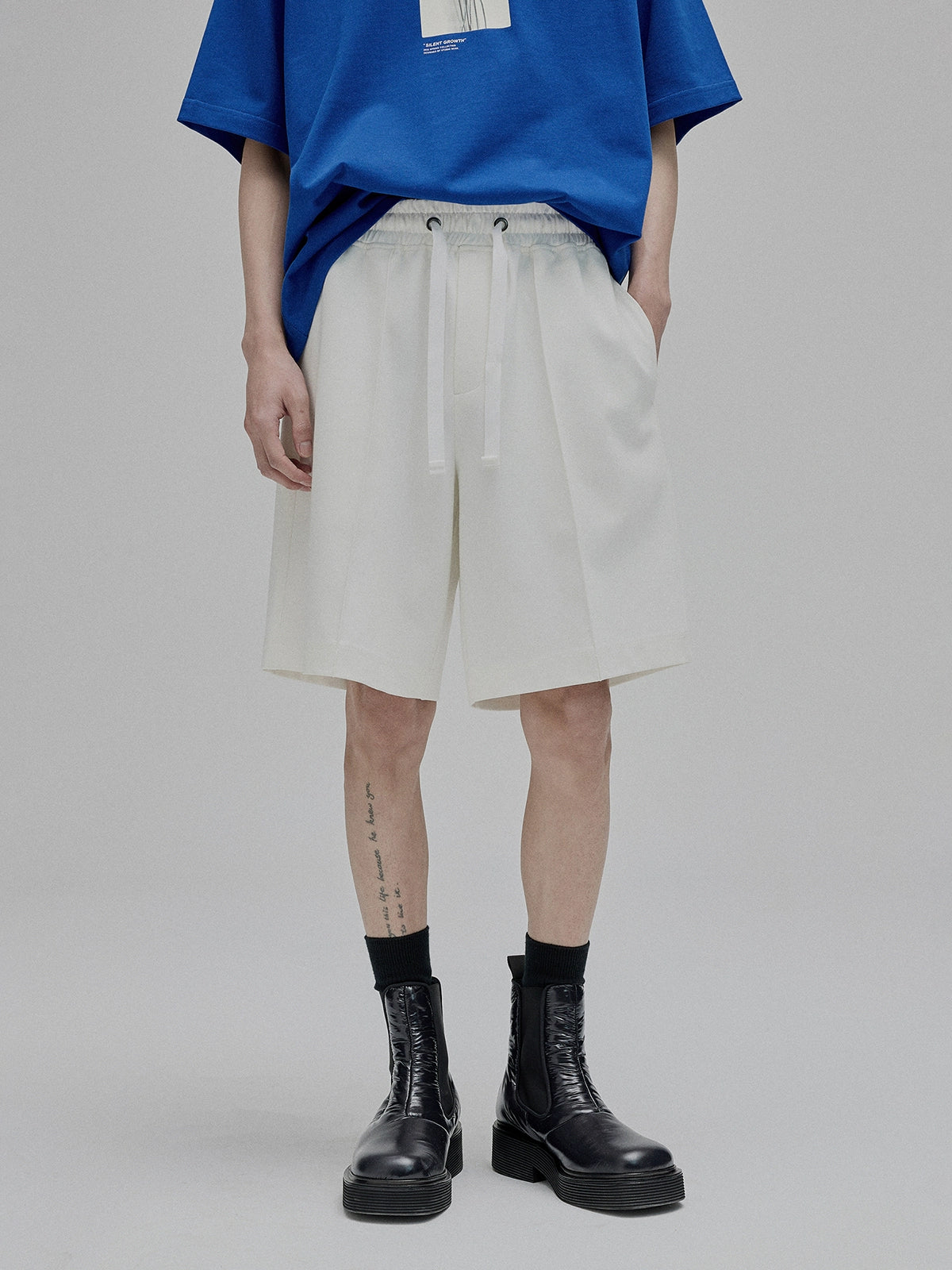 Lace-Up Straight Full/Short Pants