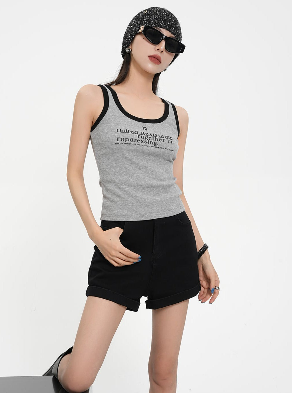 High-Waisted Tailored Shorts - Elegant Black Mini Dress Shorts