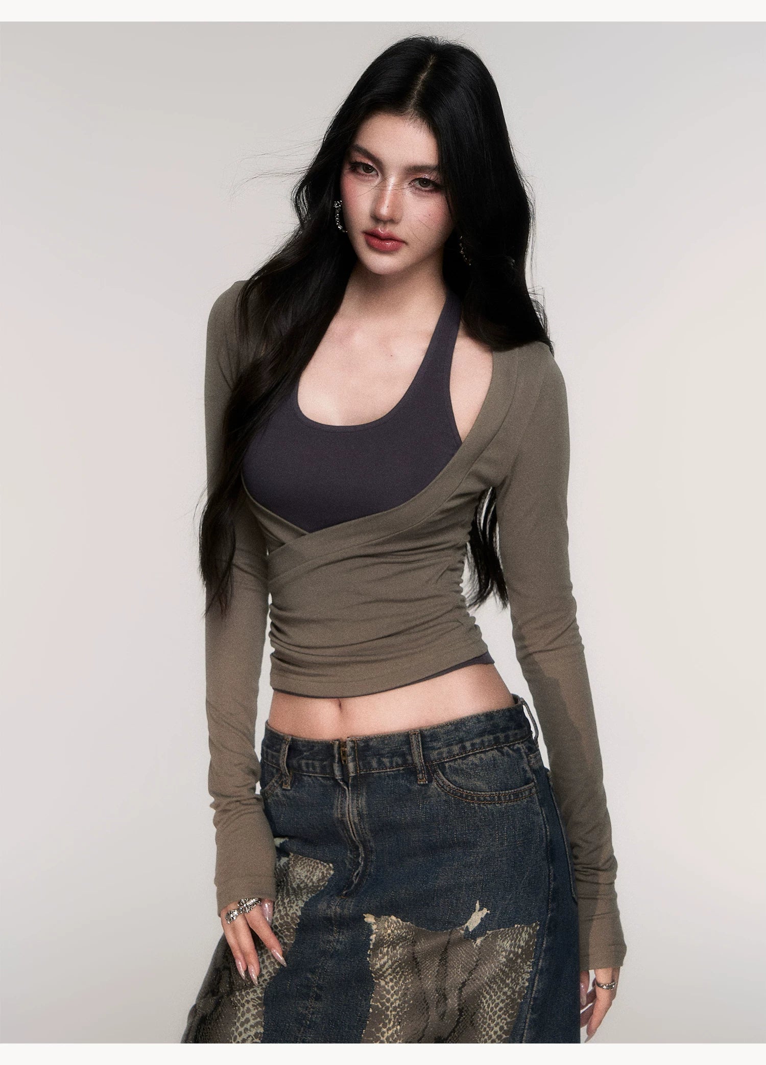 Mirage Wrap Layer Top