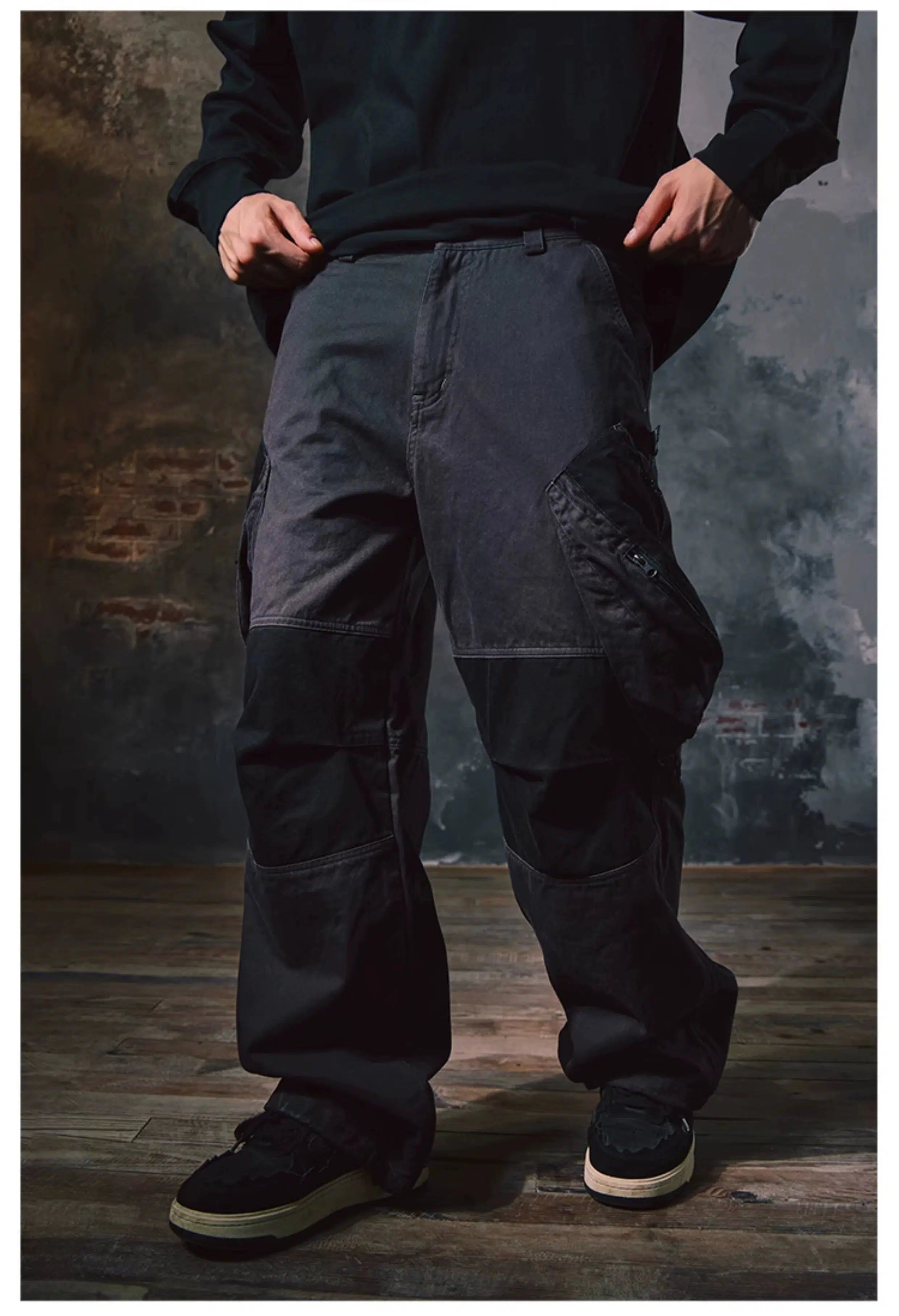 Casual Cargo Pants with Loose Pockets - chiclara