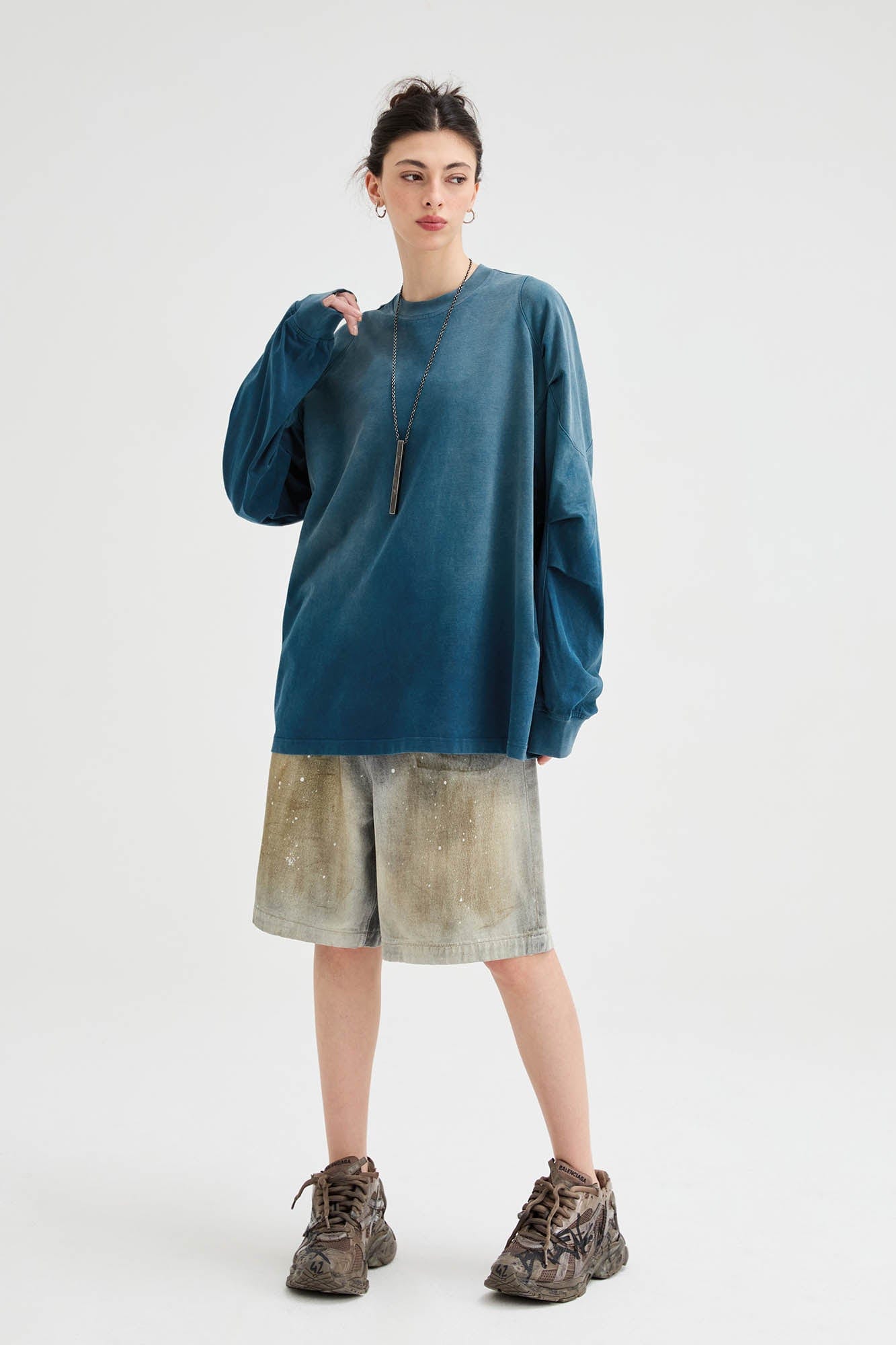 Vintage Wash Gradient Sweatshirt