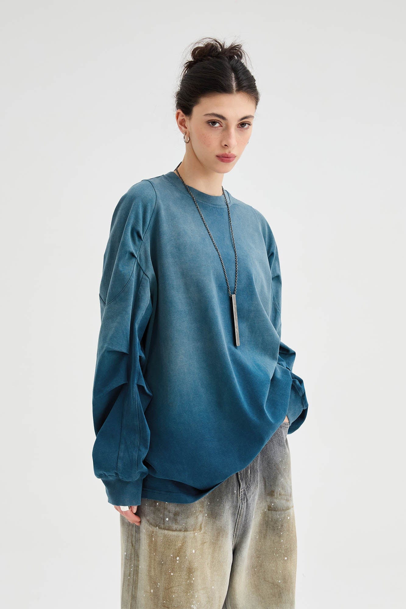 Vintage Wash Gradient Sweatshirt