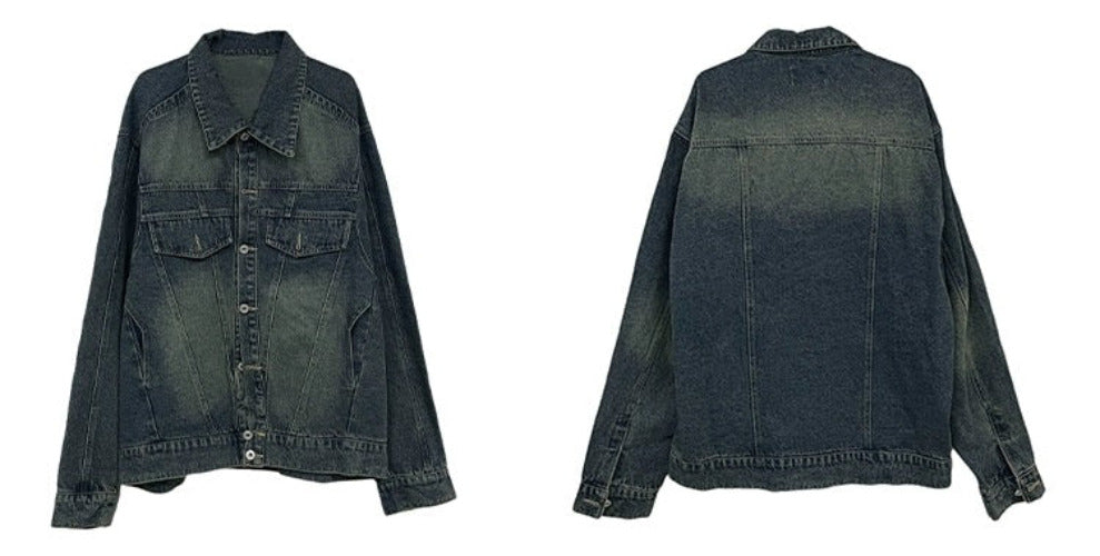 Classic Cool Oversized Denim Jacket - chiclara