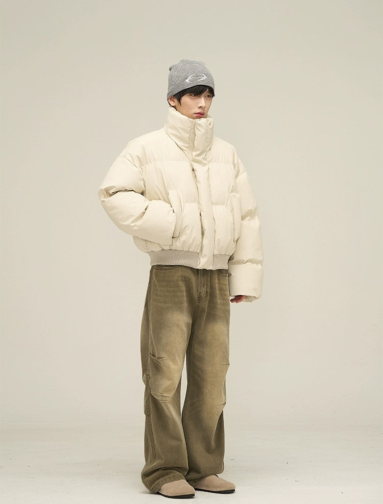 Cozy Luxe Oversized Short Puffer Jacket - chiclara