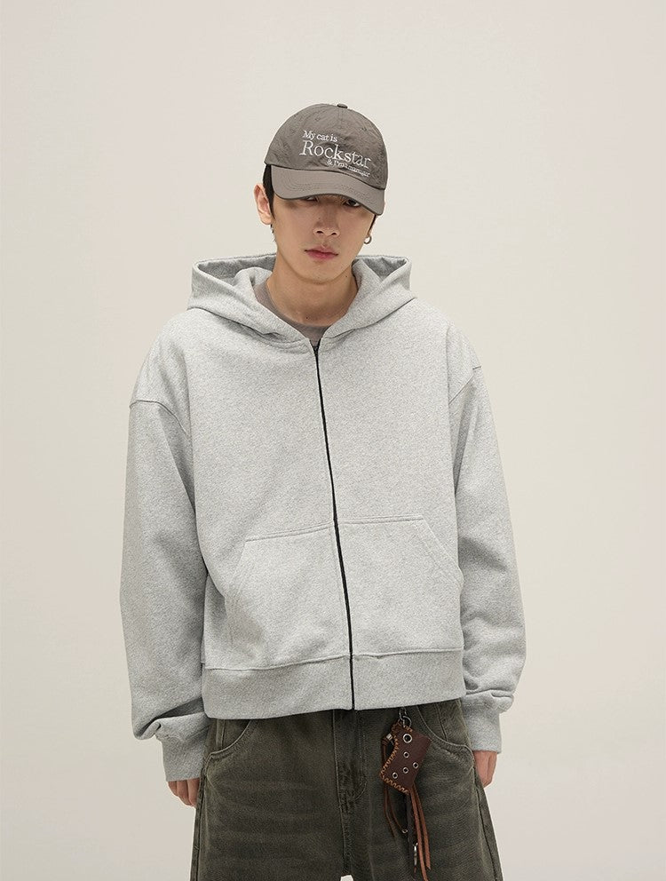 Ultimate Ease Oversized Zipper Hoodie - chiclara