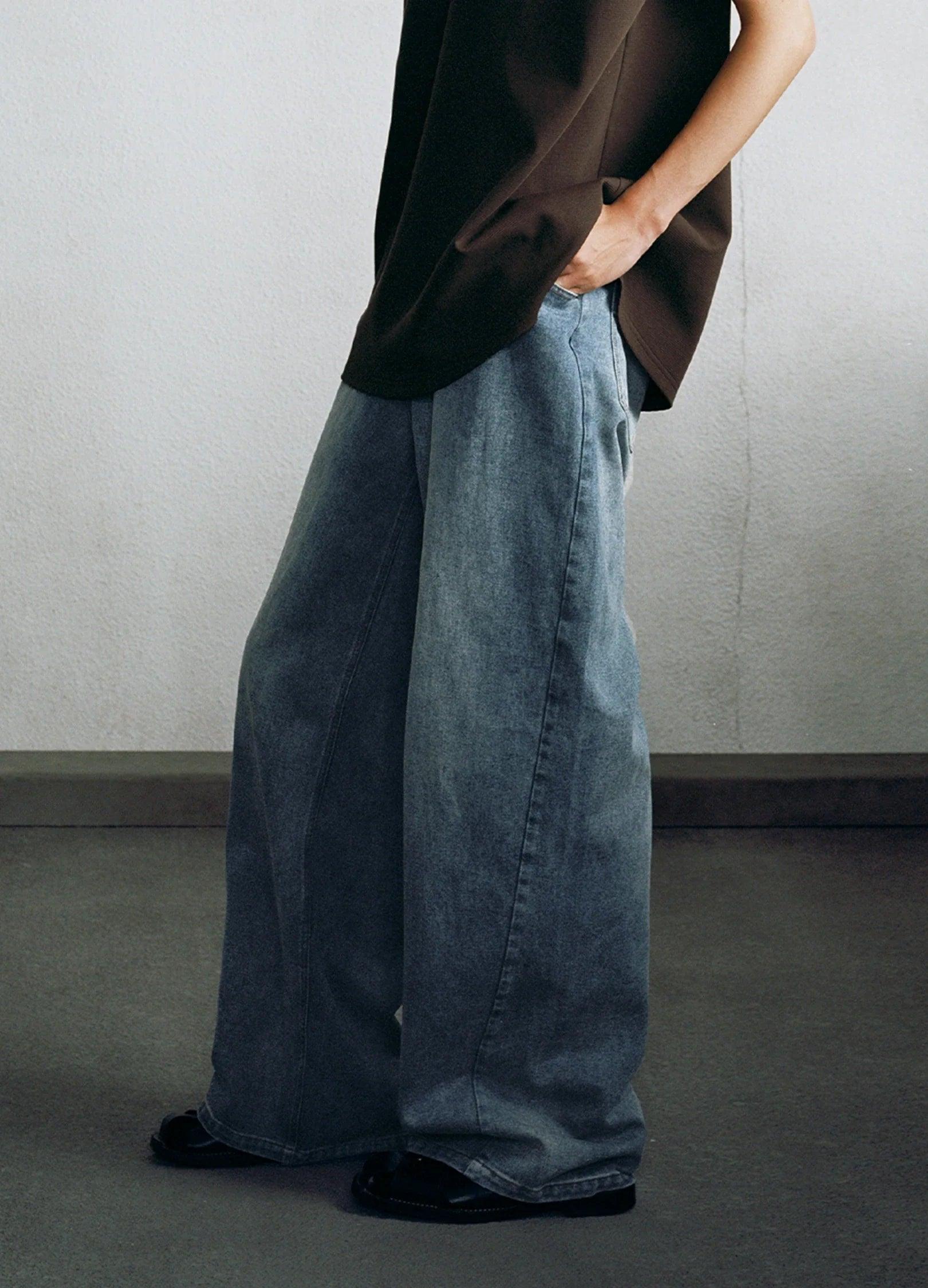 Vintage Oversized Denim Jeans - chiclara