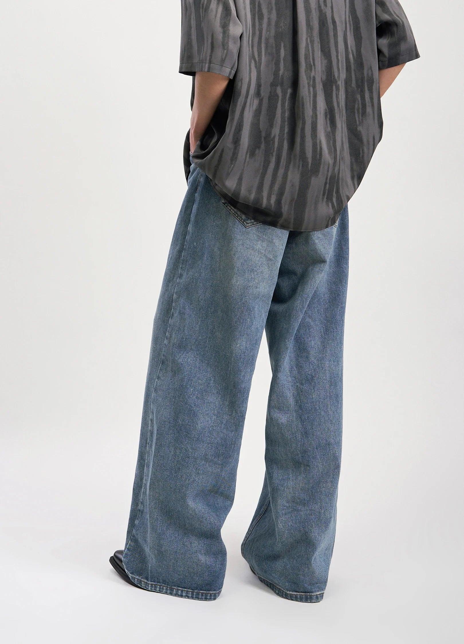 Vintage Oversized Denim Jeans - chiclara