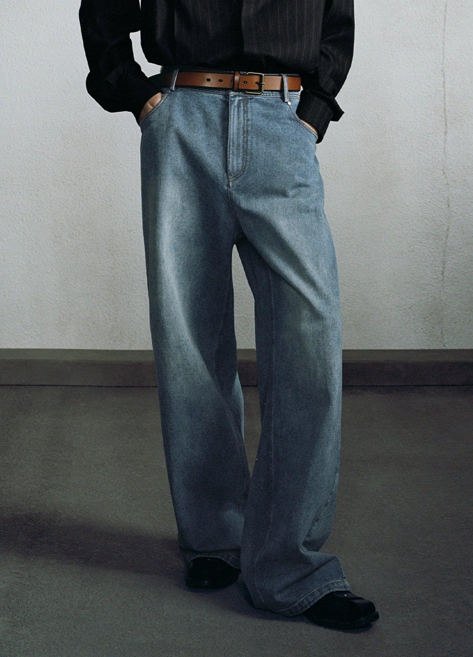 Vintage Oversized Denim Jeans - chiclara