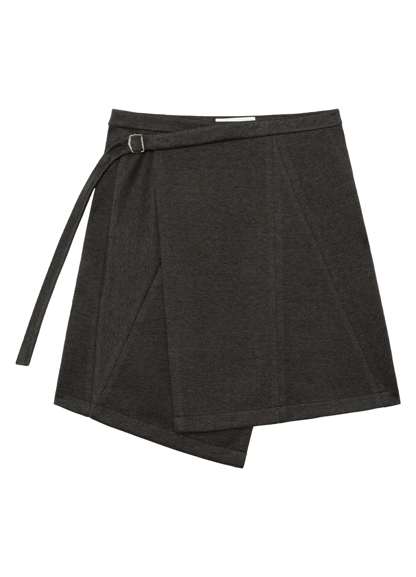 Side Buckle Wrap Skirt