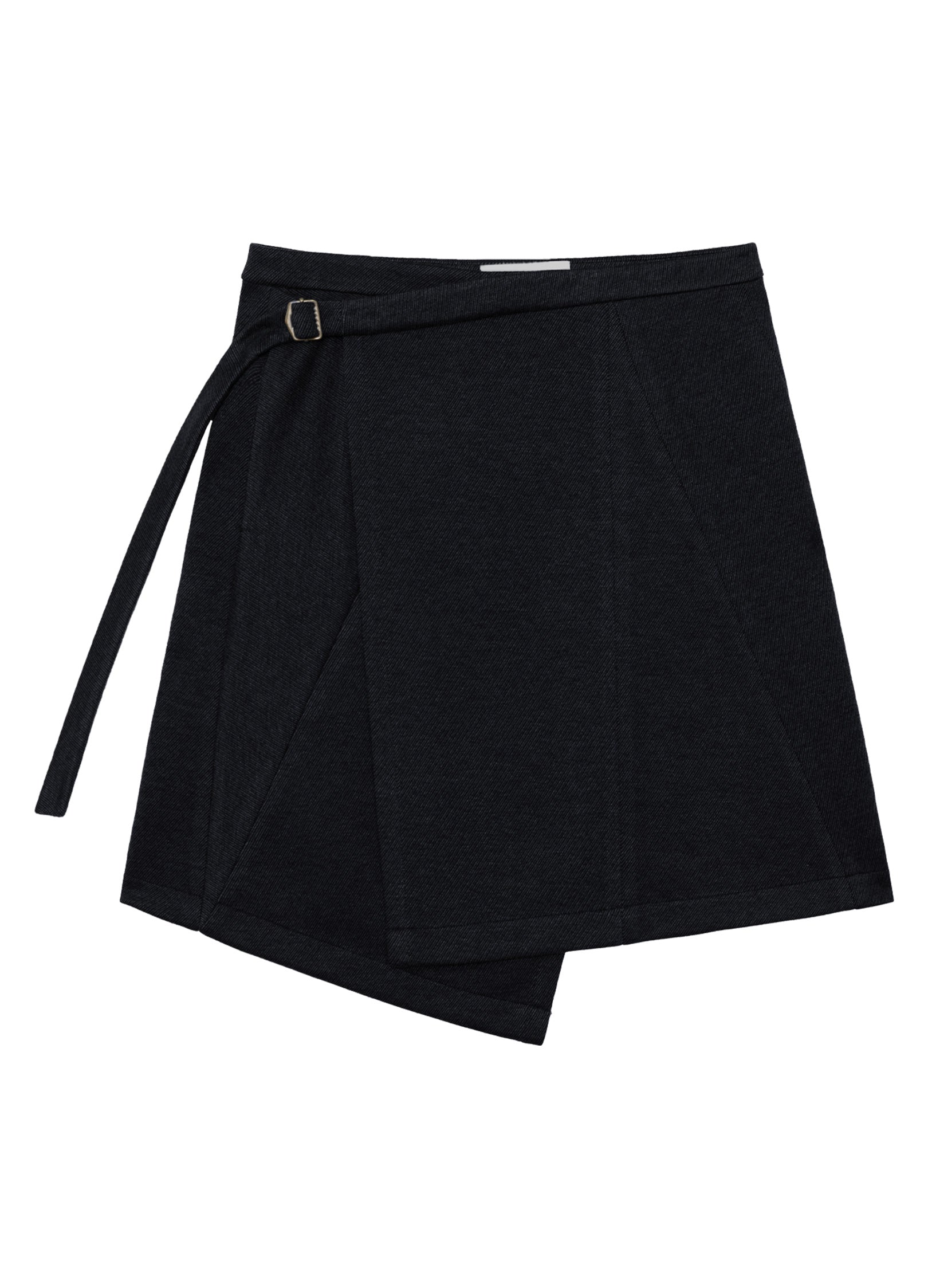 Side Buckle Wrap Skirt