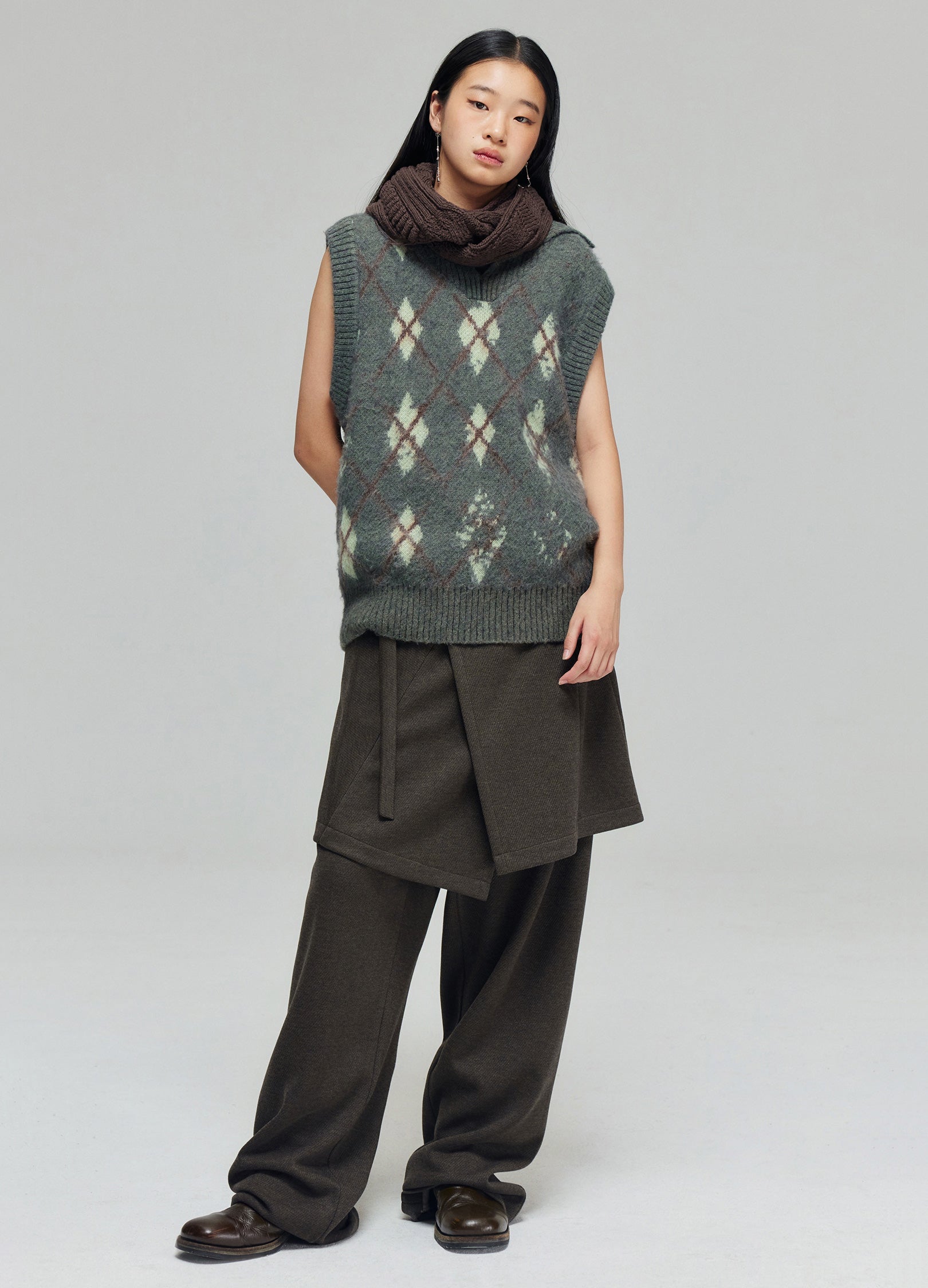 Side Buckle Wrap Skirt